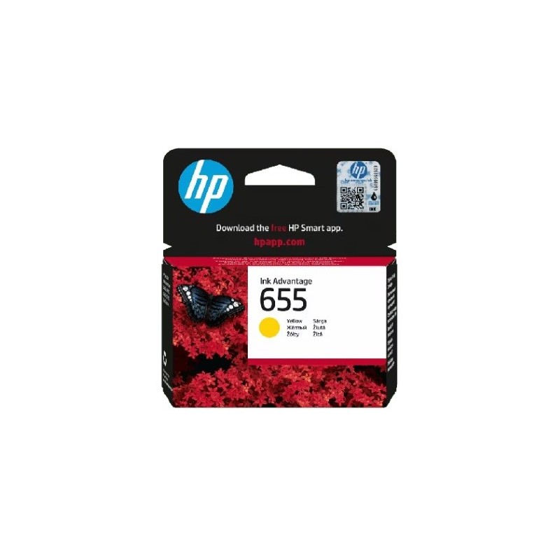 Cartouche HP 655 Yellow[CZ112AE]
