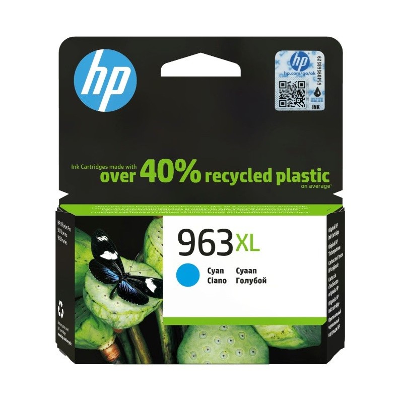 Cartouche HP 963XL  Cyan pour OfficeJet  Pro 9013[3JA27AE]