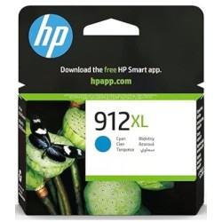 Cartouche HP 912XL High Yield Cyan Original Ink Cartridge[3YL81AE]