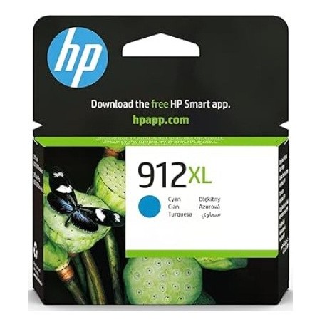 Cartouche HP 912XL High Yield Cyan Original Ink Cartridge[3YL81AE]