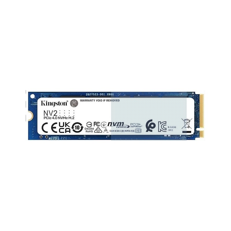 Disque dur Interne KINGSTON 2000Go NV2 M.2 2280 PCIe 4.0 NVMe SSD
