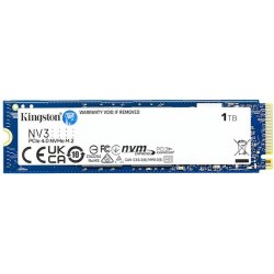 Disque dur Kingston NV3 - SSD - 1 To - PCIe 4.0 x4 (NVMe)/