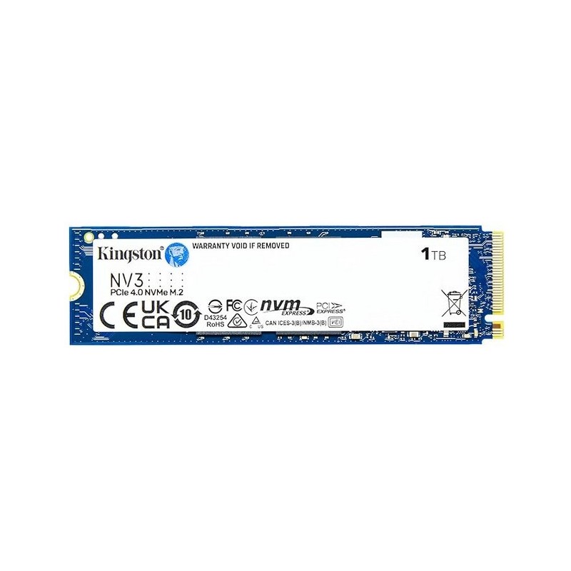 Disque dur Kingston NV3 - SSD - 1 To - PCIe 4.0 x4 (NVMe)/[SNV3S/1000G]