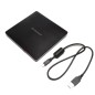 Graveur  Lenovo Slim DVD Burner DB65 Lecteur de disque - DVD±RW (±R DL) - 8x/8x - USB 2.0 - externe  noir
