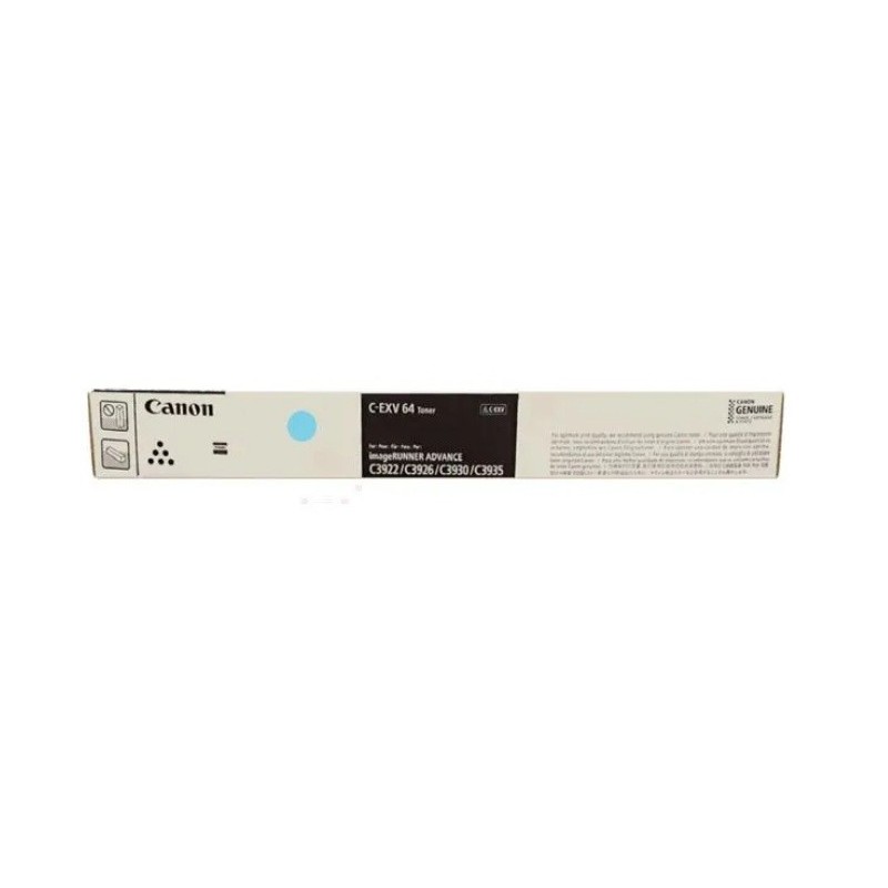 TONER CANON C-EXV 64 CYAN pour IRAC 39XX - 25 000p[5754C002]