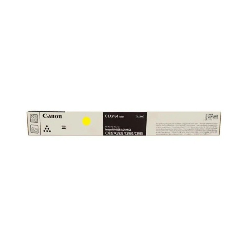TONER CANON C-EXV 64 JAUNE pour IRAC 39XX - 25 000p[5756C002]