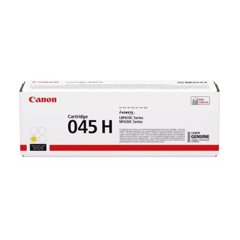 Toner Canon 045 H JAUNE - 2 200p[1243C002]