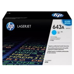 Toner HP Laser 643A 4700 Q5951A Cyan
