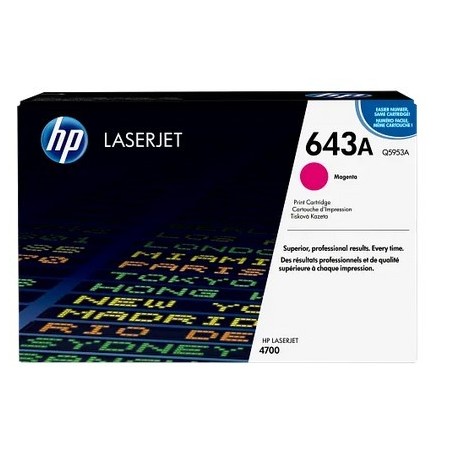 Toner HP Laser 643A 4700 Q5953A Magenta