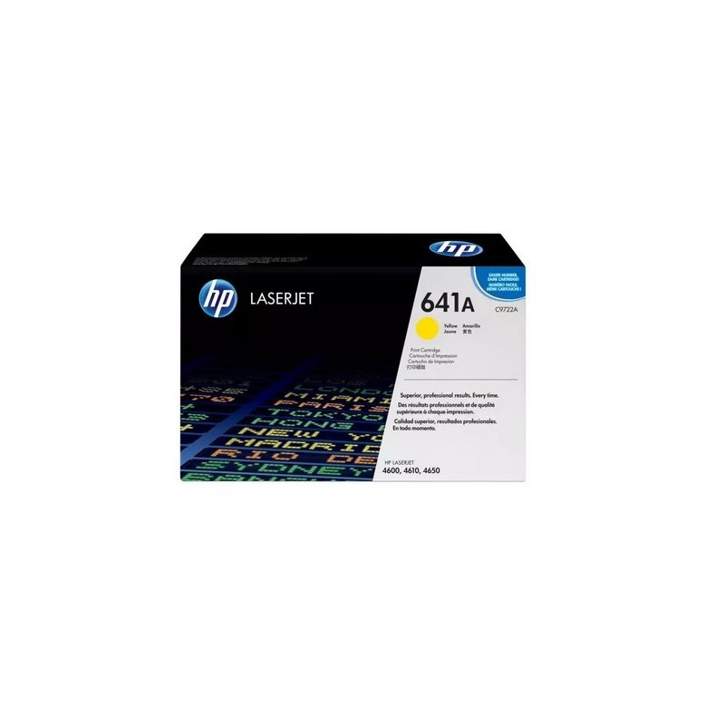 Toner HP Laser 641A 4600 C9722A Yellow[C9722A]