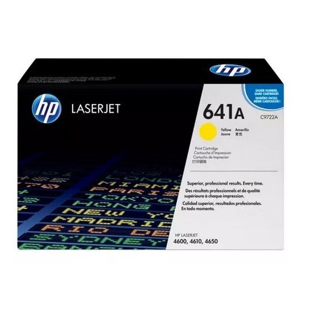 Toner HP Laser 641A 4600 C9722A Yellow