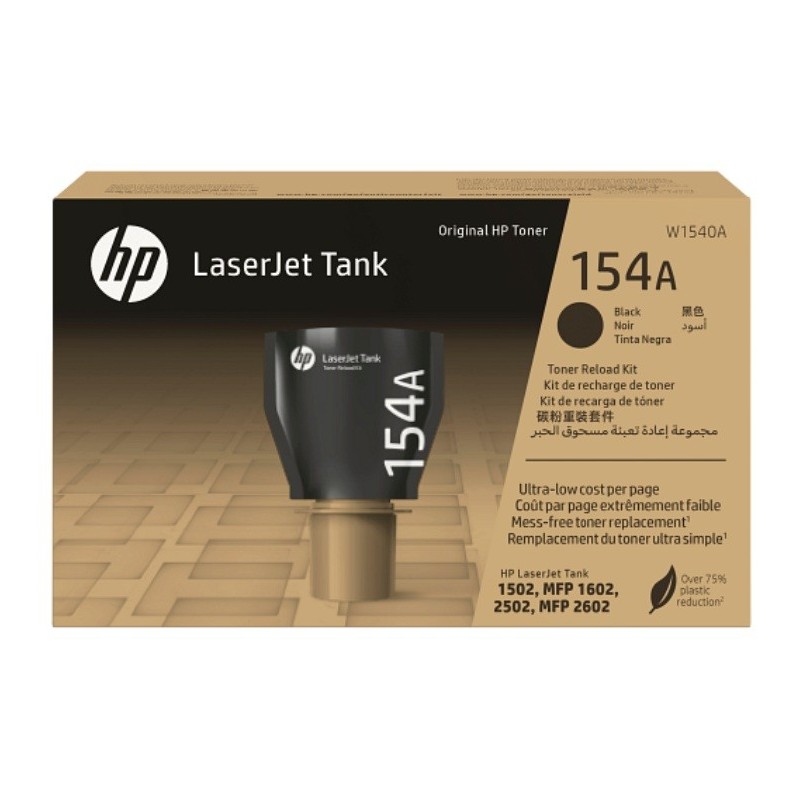 Toner HP Laser 154A LaserJet Tank noir (W1540A)