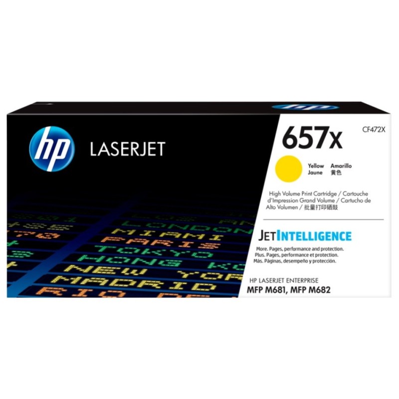 Toner HP Laser 657X High Yield Yellow Original[CF472X]
