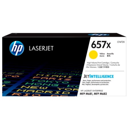 Toner HP Laser 657X High Yield Yellow Original