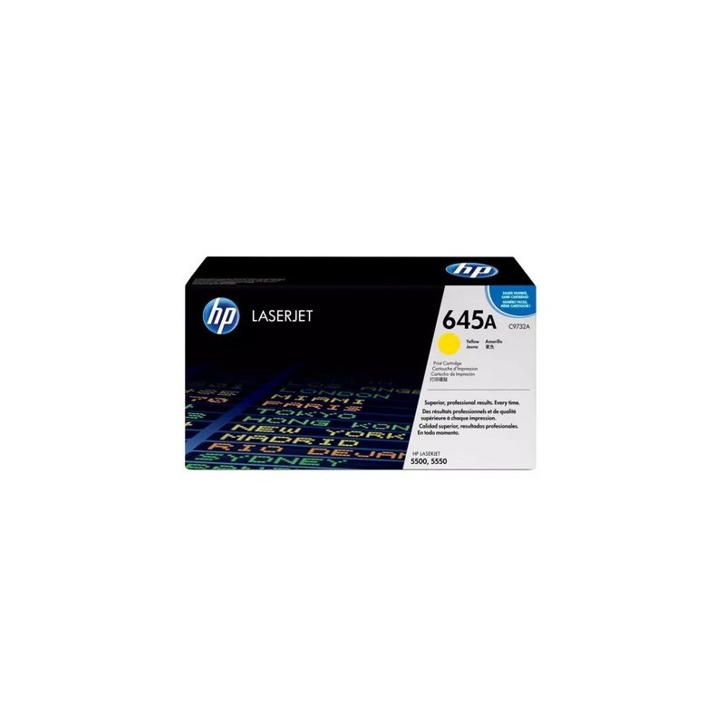 Toner HP Laser 645A 5500 C9732A Yellow[C9732A]
