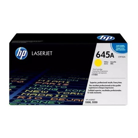 Toner HP Laser 645A 5500 C9732A Yellow