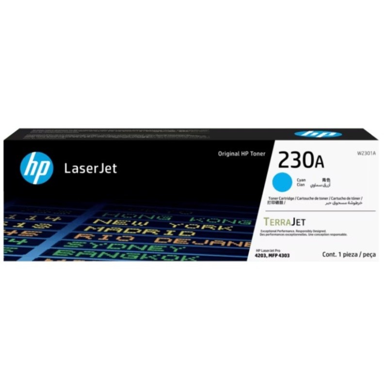 Toner HP Laser 230A Cyan Original[W2301A]