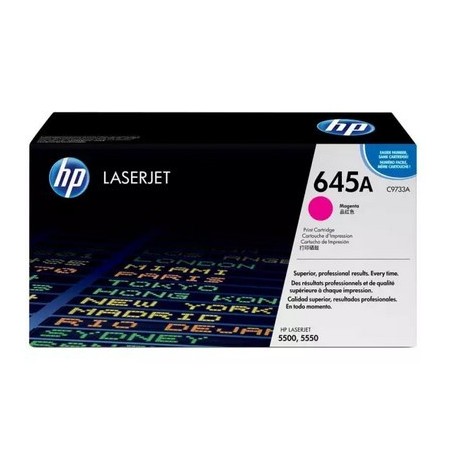 Toner HP Laser 645A 5500 C9733A Magenta