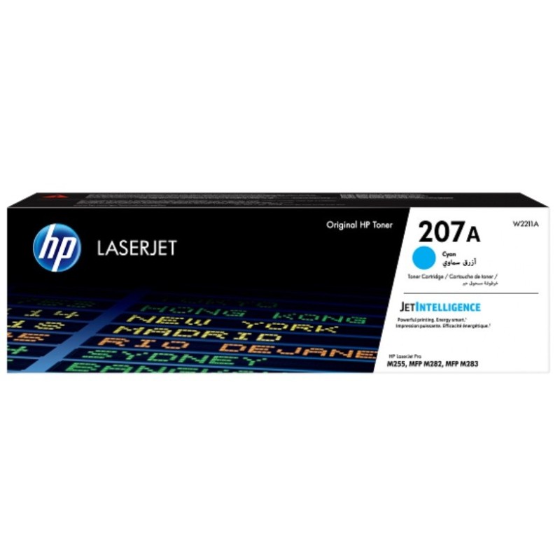 Toner HP Laser 207A Cyan pour Imp M283fdw
