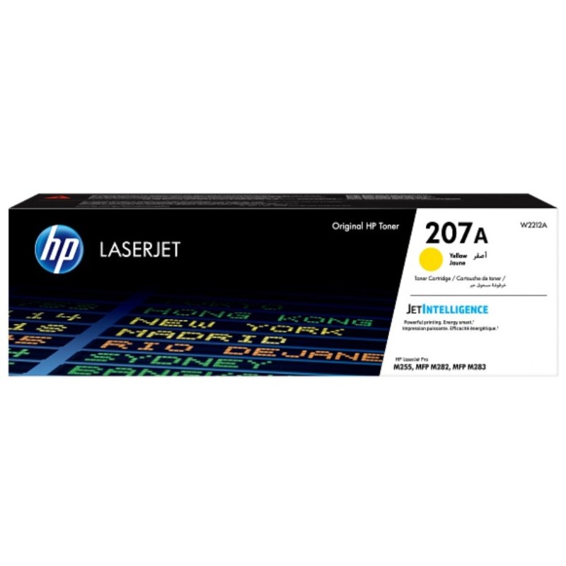 Toner HP Laser 207A Yellow pour Imp M283fdw[W2212A]