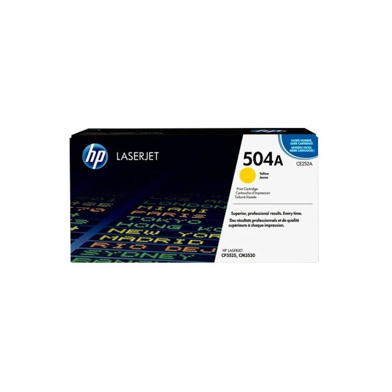 Toner HP Laser 504A CP3525 CE252A Yellow[CE252A]