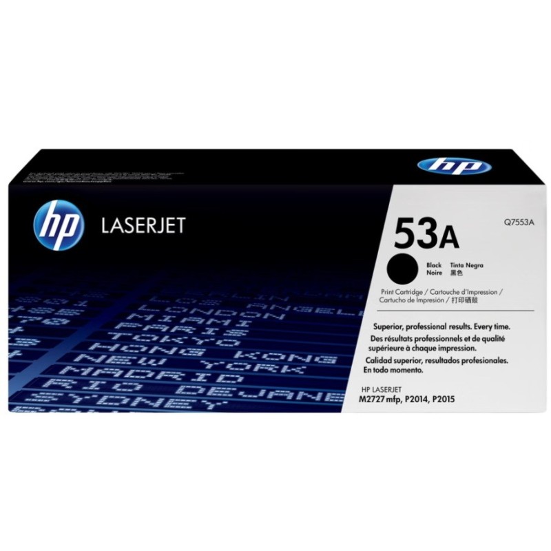 Toner HP Laser 53A pour HP 2015 (Q7553A)[Q7553A]