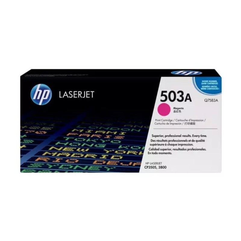 Toner HP Laser 503A 3800n Q7583A Magenta