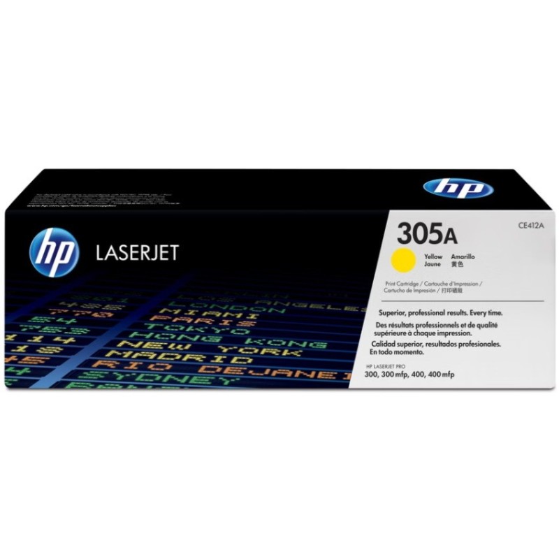 Toner HP Laser 305A Yellow CE412A[CE412A]