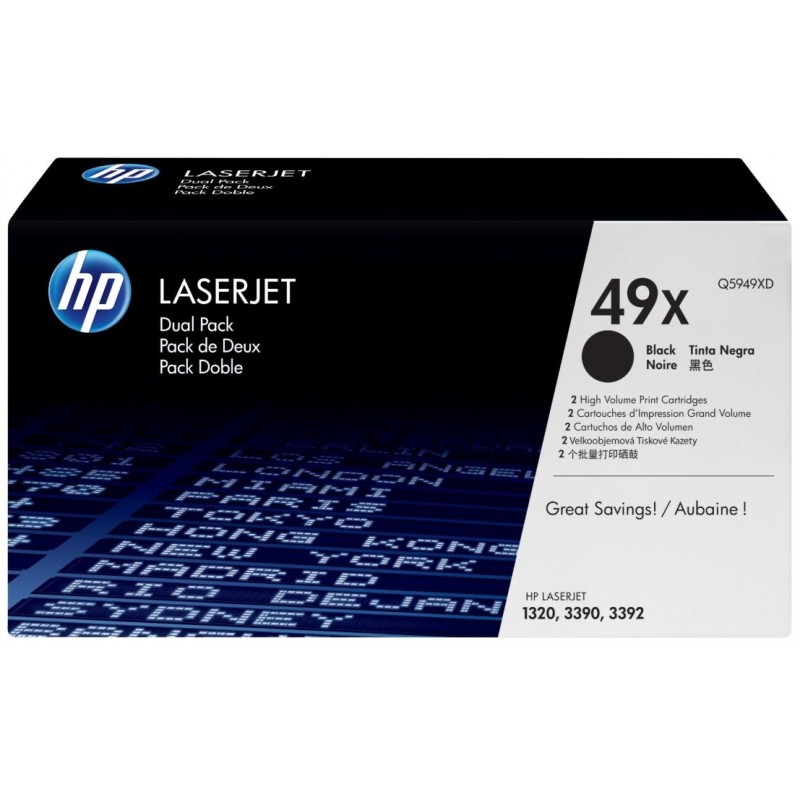 Toner HP Laser 1320 Q5949XD BK DUAL[Q5949XD]