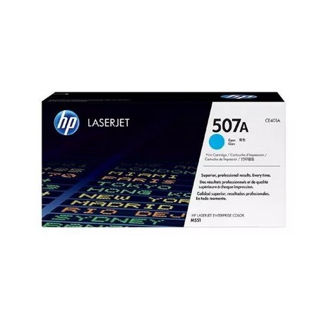 Toner HP Laser 507A CE401A Cyan
