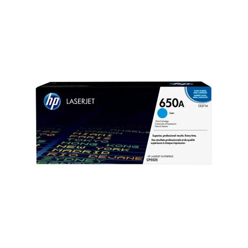 Toner HP Laser 650A CE271A cyan[CE271A]