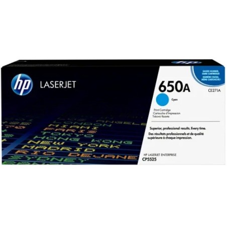 Toner HP Laser 650A CE271A cyan