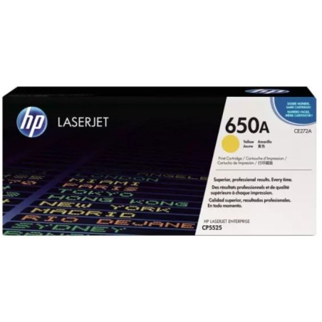 Toner HP Laser 650A CE272A yellow