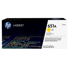 Toner HP Laser 651A yellow CE342A pour HP M775