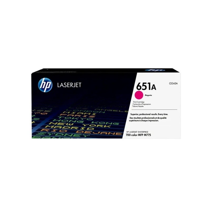 Toner HP Laser 651A magenta CE343A pour HP M775[CE343A]