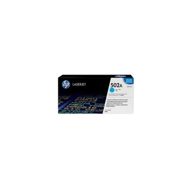 Toner HP Laser 502A 3800n Q6471A Cyan[Q6471A]