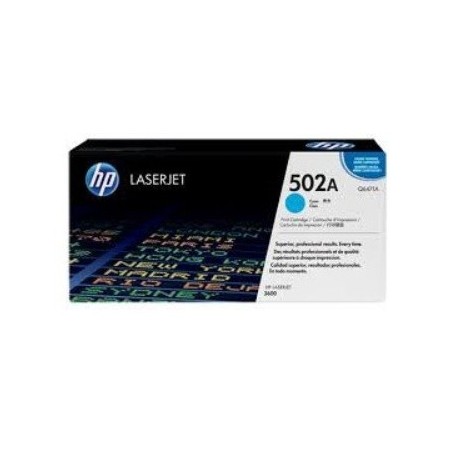 Toner HP Laser 502A 3800n Q6471A Cyan