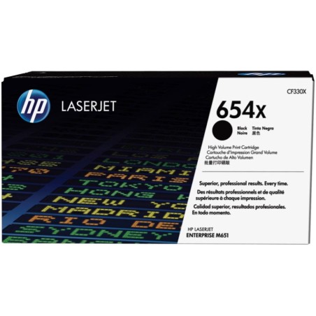 Toner HP Laser 654X  Black