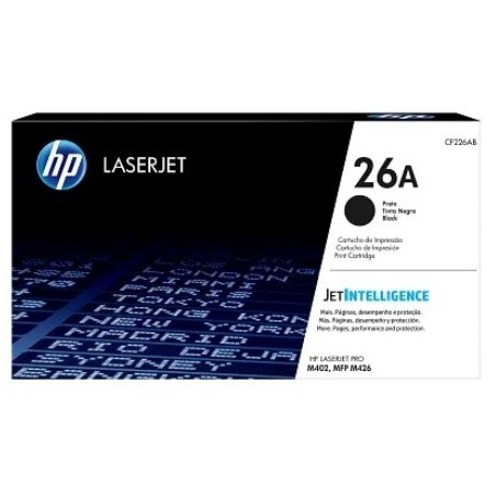 Toner HP Laser CF226 Black (26A)