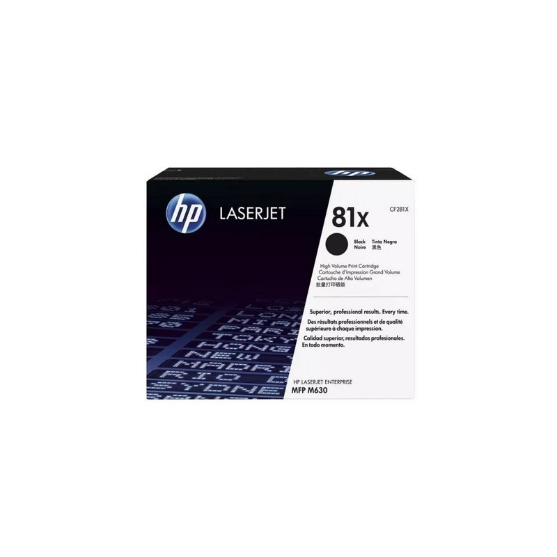 Toner HP Laser 81X High Yield Black Original LaserJet Toner[CF281X.]