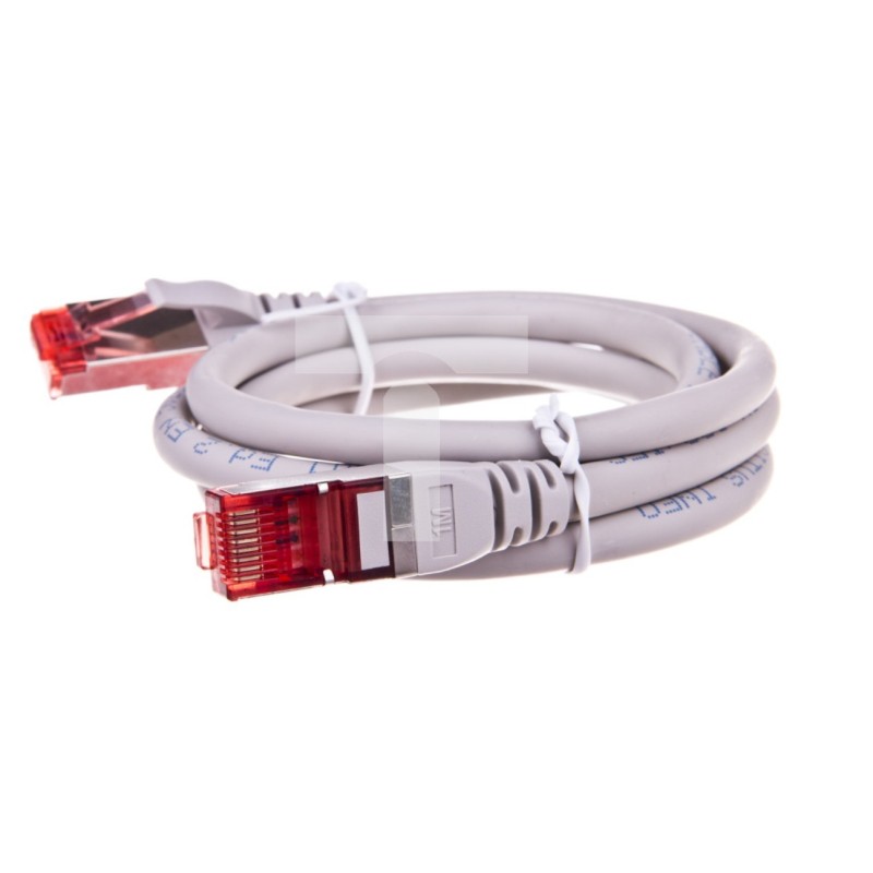 Cordon de brassage CAT6 S-FTP  1m Gris