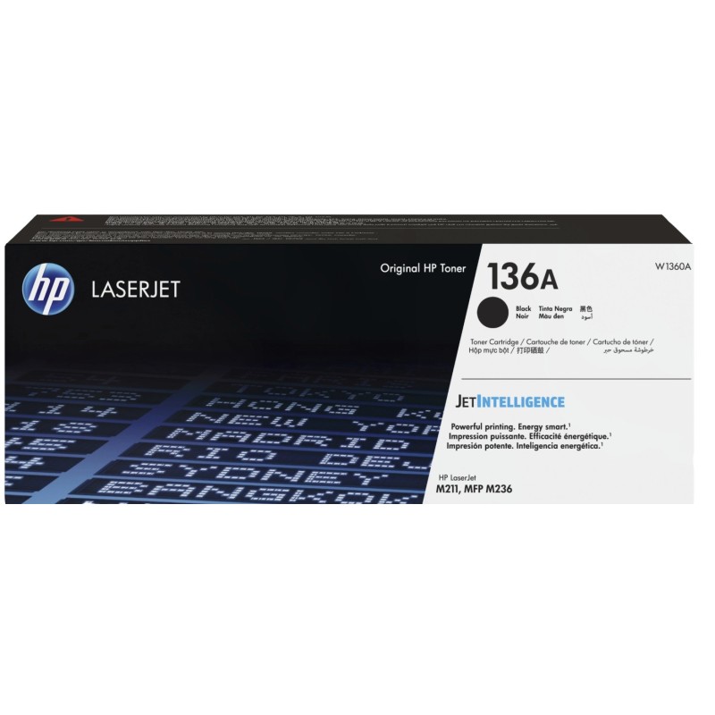 Toner HP Laser 136A Black Original[W1360A]