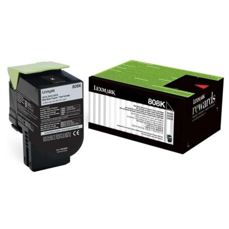 Toner Lexmark 808C Black 80C80K0[80C80K0]