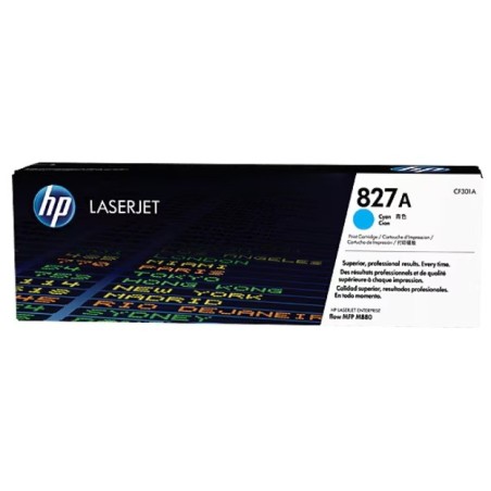 Toner HP Laser 827A Cyan Pour M880 CF301A