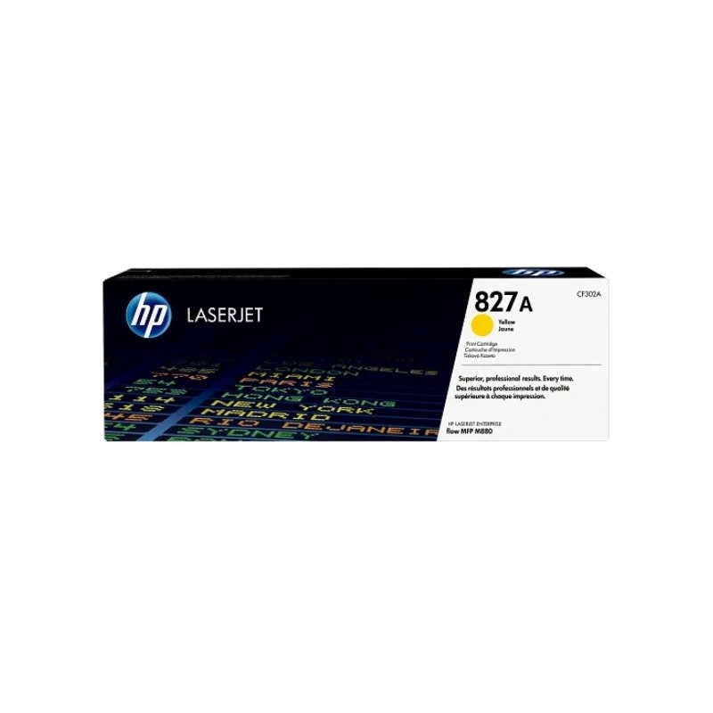 Toner HP Laser 827A Yellow Pour M880 CF302A