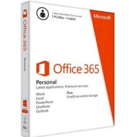 Logiciel Microsoft 365 Personal AllLng Sub PKLic 1YR Only Africa *ESD*