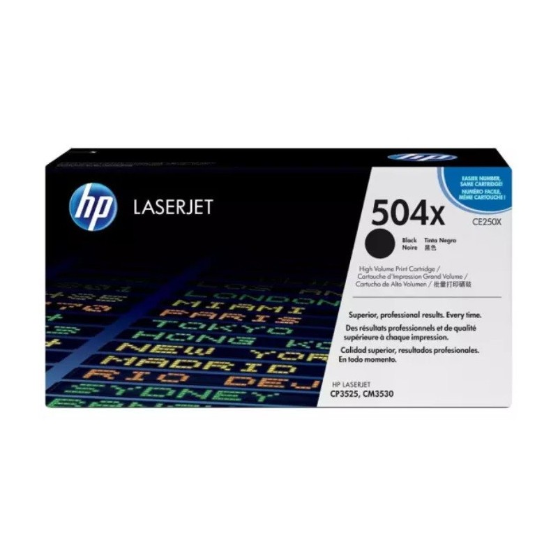 Toner HP Laser 504X  CE250X