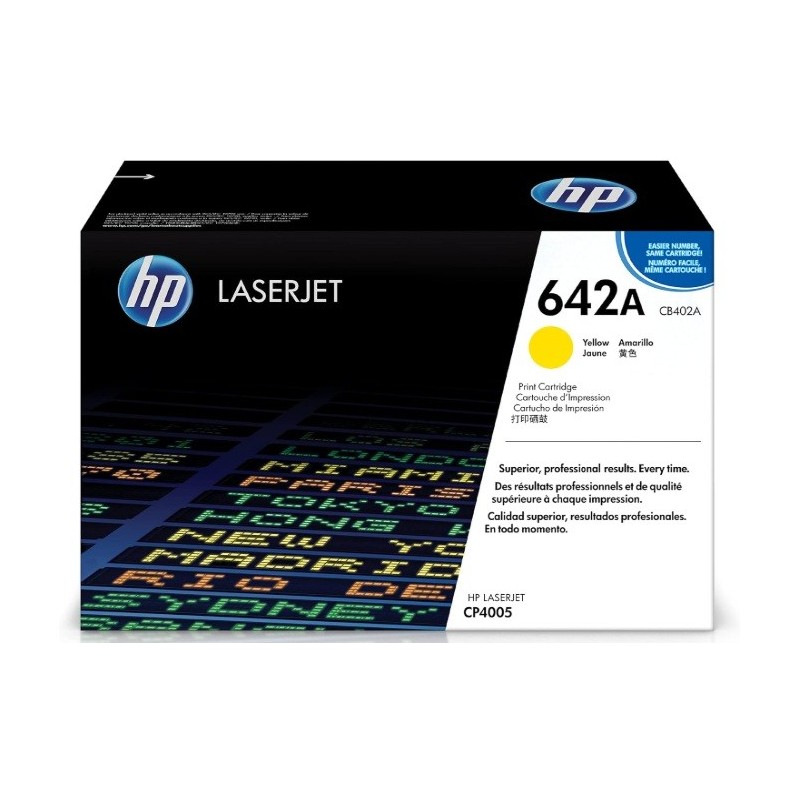 Toner HP Laser 642A - Yellow  (CB402A)[CB402A]