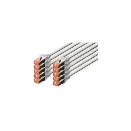 Cordon de brassage CAT 6A S-FTP2 m Gris