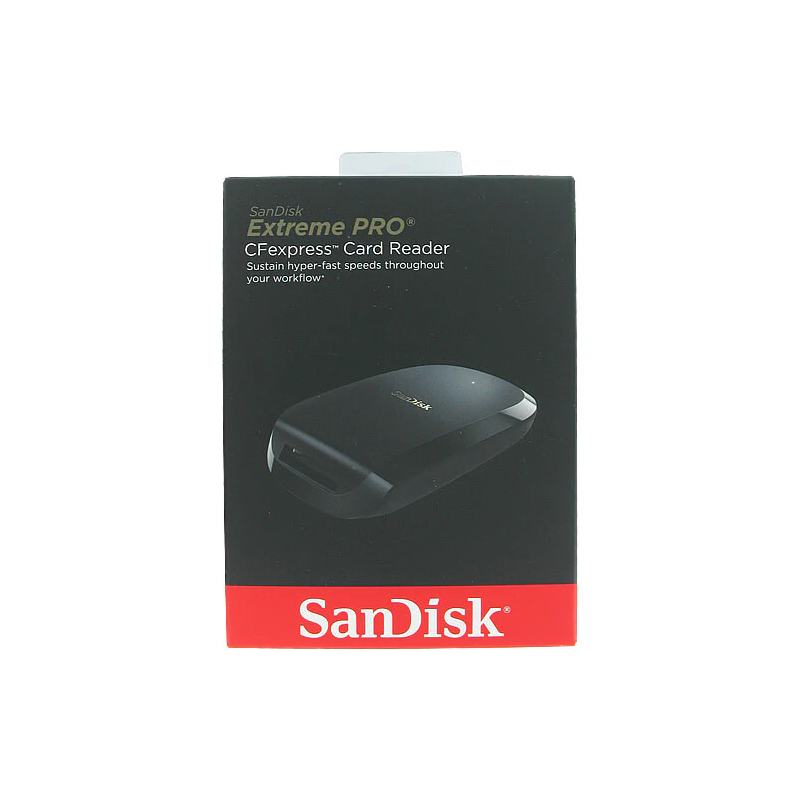 Lecteur de carte Sandisk Extreme PRO  (CFexpress Type B) - USB-C 3.1 Gen 2 - Accessoires inclus Câble USB-C[SDDR-F451- GNGEN]